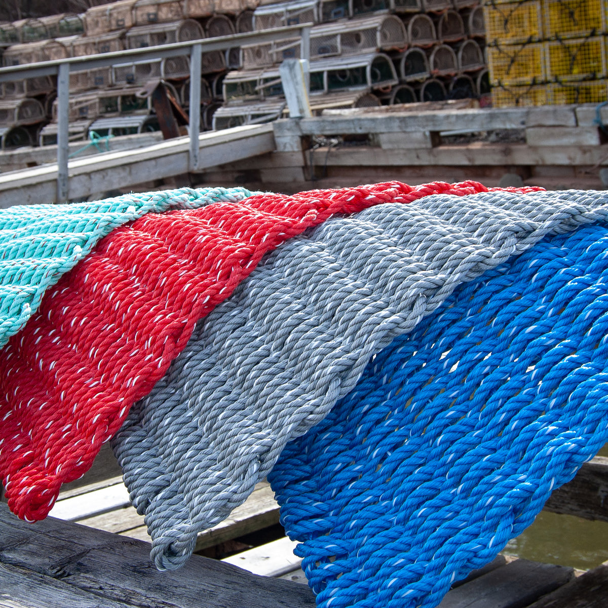 Lobster Rope Doormats All For Knot Rope Weaving Inc.