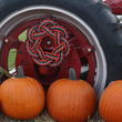 Load image into Gallery viewer, Halloween Wreath - Midnight Pumpkin