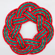 Load image into Gallery viewer, Christmas Swirl Sailors Wreath - Dory Red