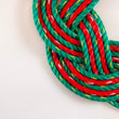 Load image into Gallery viewer, Christmas Swirl Sailors Wreath - Emerald Sea