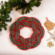 Load image into Gallery viewer, Christmas Swirl Sailors Wreath - Dory Red