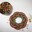 Load image into Gallery viewer, Christmas Swirl Sailors Wreath - Gingerbread