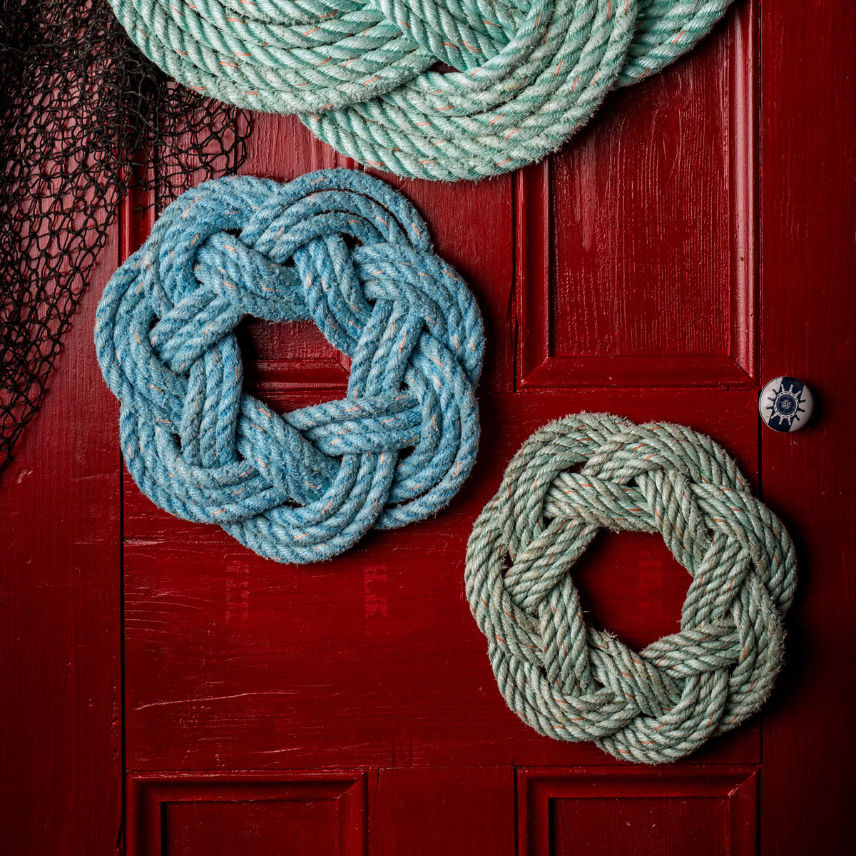 Large Heavy Rope Knot Door Stop -  Canada