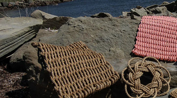 Summer Front Porch Makeover: Rope Doormats and Coastal Accents