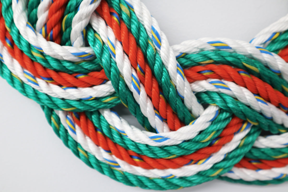 Shamrock Sailors Wreath – All For Knot Rope Weaving Inc.