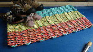 Lobster Rope Doormat - Signature Series "Ocean Breeze"