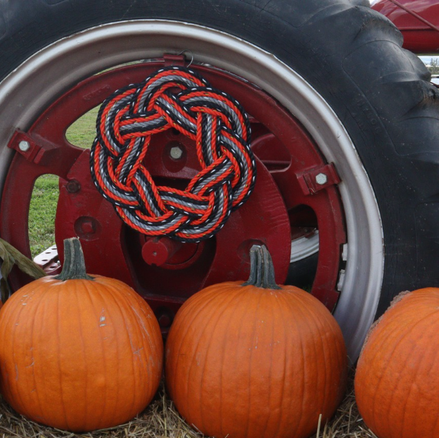 Halloween Wreath - Midnight Pumpkin