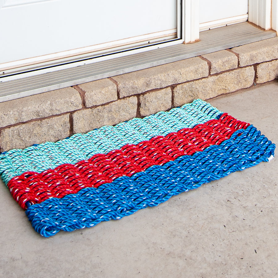 Lobster Rope Doormat - Signature Series Lobsters' Tale – All For Knot Rope  Weaving Inc.