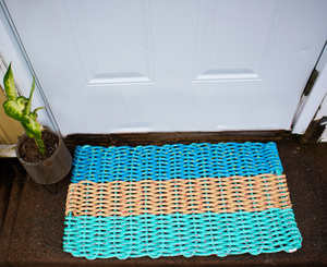 Lobster Rope Doormat - Signature Series "Sail Away"