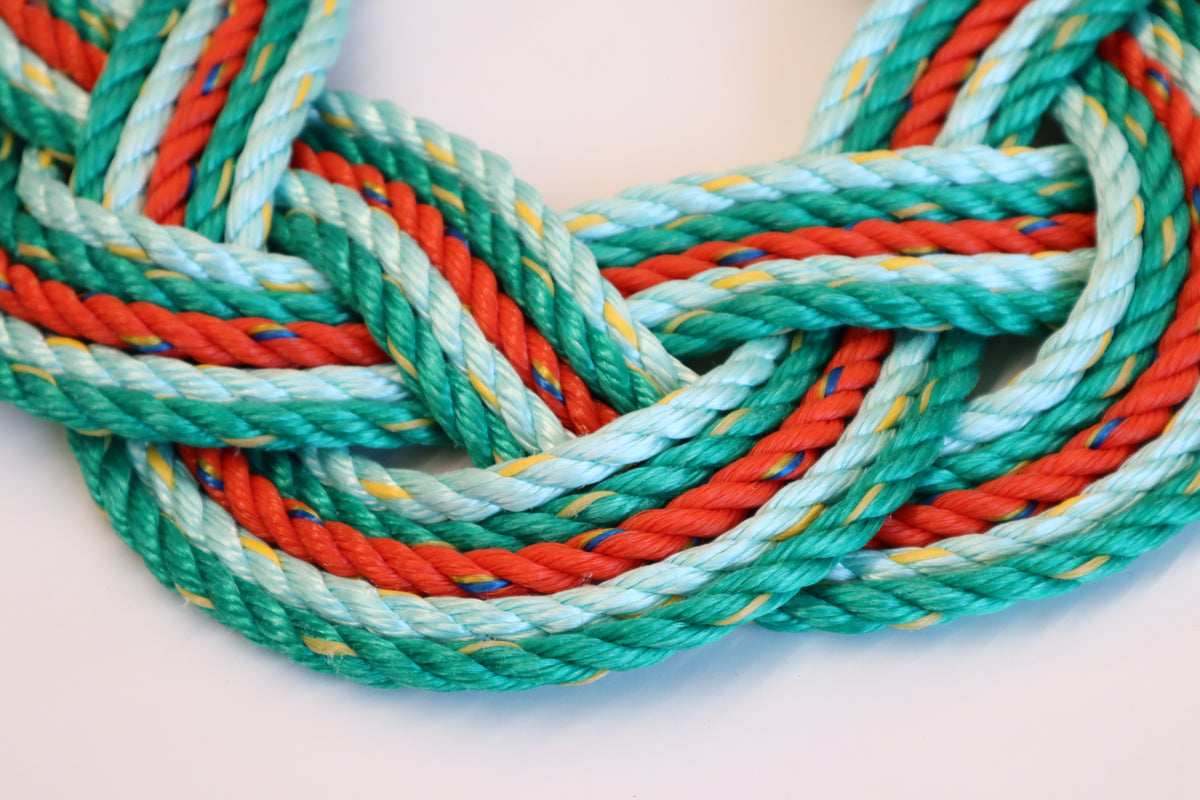 Shamrock Sailors Wreath – All For Knot Rope Weaving Inc.