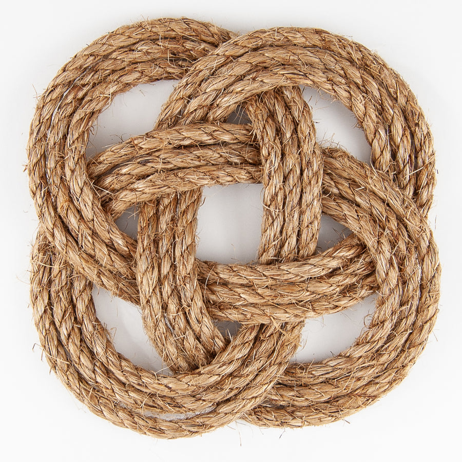 Manila Fishermans' Trivet – All For Knot Rope Weaving Inc.